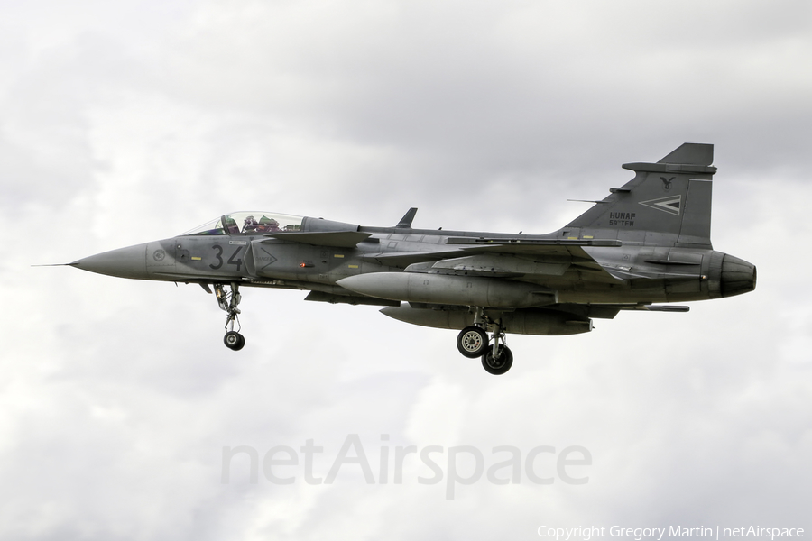 Hungarian Air Force SAAB JAS 39D Gripen (34) | Photo 171842