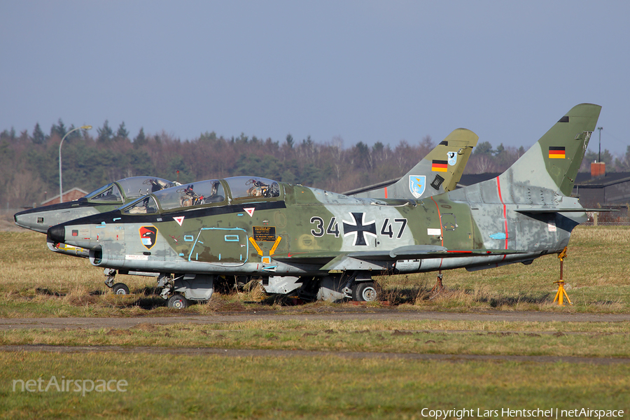 German Air Force (Luftwaffe) Fiat G.91T/3 (3447) | Photo 67763