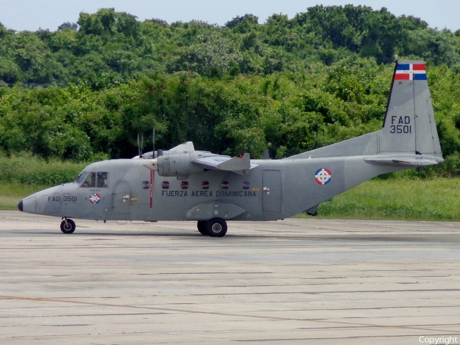 Dominican Republic Air Force (Fuerza Aerea Dominicana) CASA C-212-400 Aviocar (3501) | Photo 57531