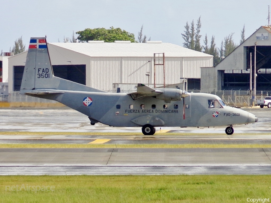 Dominican Republic Air Force (Fuerza Aerea Dominicana) CASA C-212-400 Aviocar (3501) | Photo 165014
