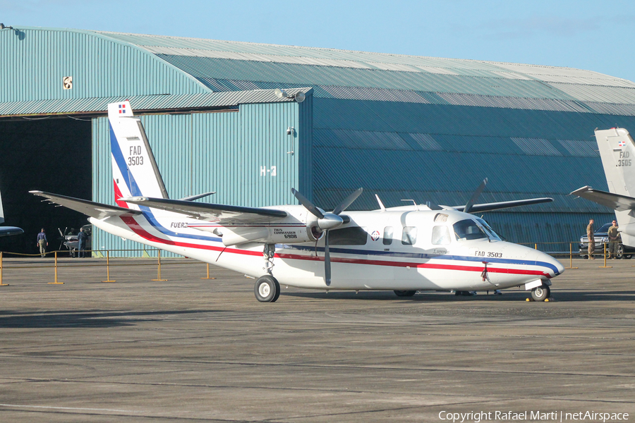 Dominican Republic Air Force (Fuerza Aerea Dominicana) Rockwell 690B Turbo Commander (3503) | Photo 565331