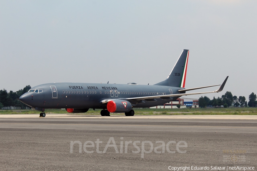 Mexican Air Force (Fuerza Aerea Mexicana) Boeing 737-8MC (3526) | Photo 136642