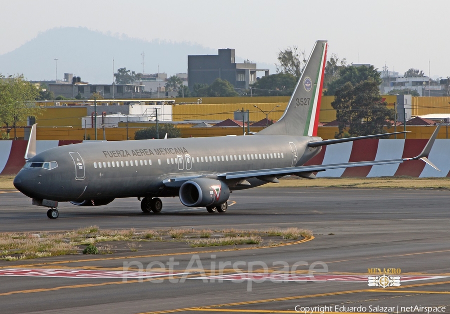 Mexican Air Force (Fuerza Aerea Mexicana) Boeing 737-8ZY (3527) | Photo 613949