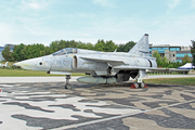 Swedish Air Force (Flygvapnet) SAAB AJSF 37 Viggen (37954) at  Krakow Rakowice-Czyzyny (closed) Polish Aviation Museum (open), Poland
