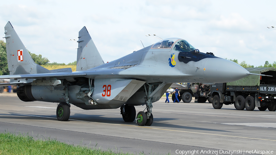 Polish Air Force (Siły Powietrzne) Mikoyan-Gurevich MiG-29A Fulcrum (38) | Photo 23377
