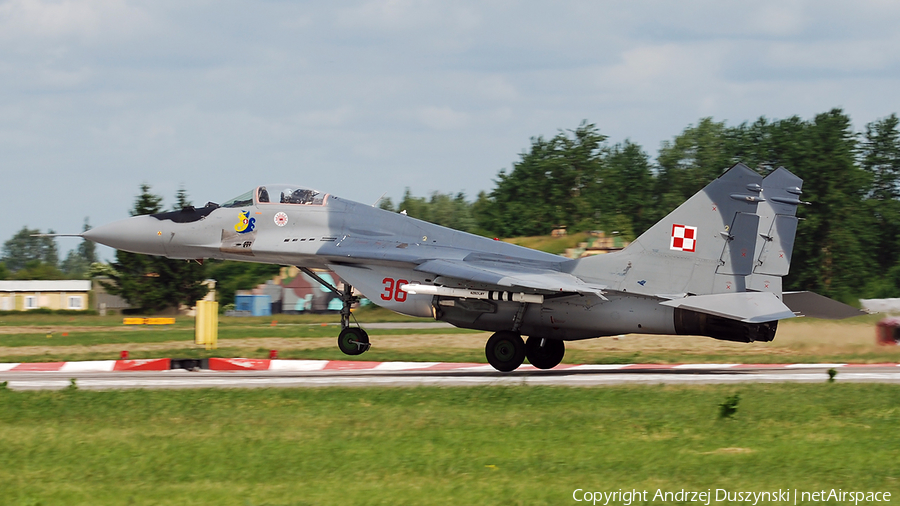 Polish Air Force (Siły Powietrzne) Mikoyan-Gurevich MiG-29A Fulcrum (38) | Photo 23490