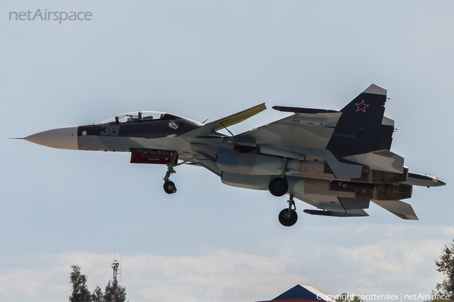 Russian Federation Air Force Sukhoi Su-30SM Flanker-H (38 BLACK) | Photo 86178