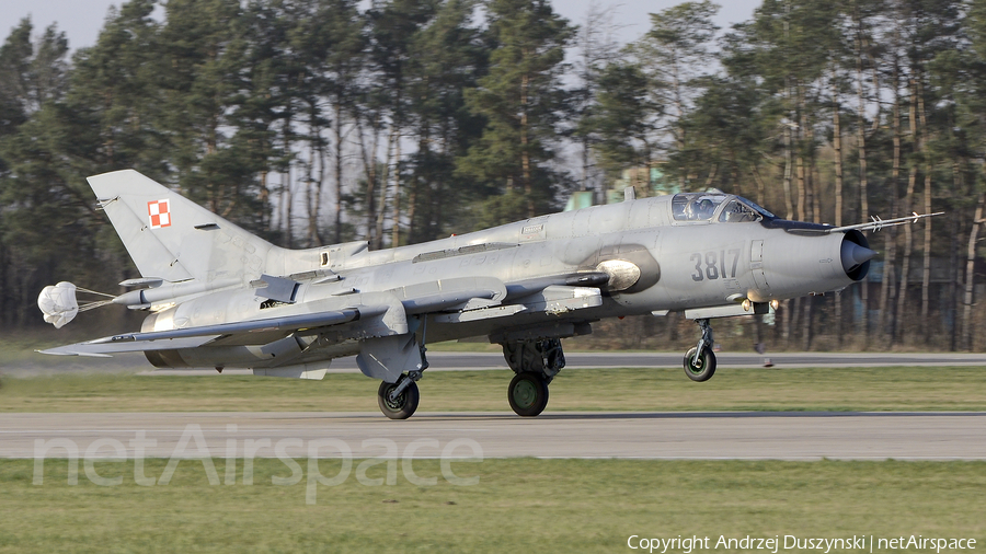 Polish Air Force (Siły Powietrzne) Sukhoi Su-22M4 Fitter-K (3817) | Photo 318553