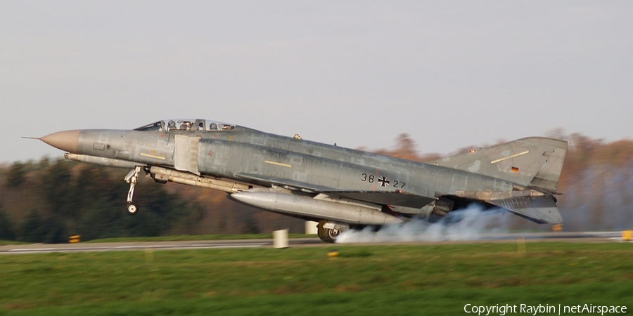 German Air Force (Luftwaffe) McDonnell Douglas F-4F Phantom II (3827) | Photo 553602