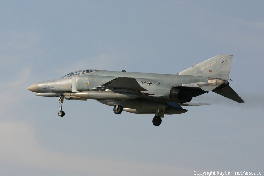 German Air Force (Luftwaffe) McDonnell Douglas F-4F Phantom II (3829) | Photo 551078