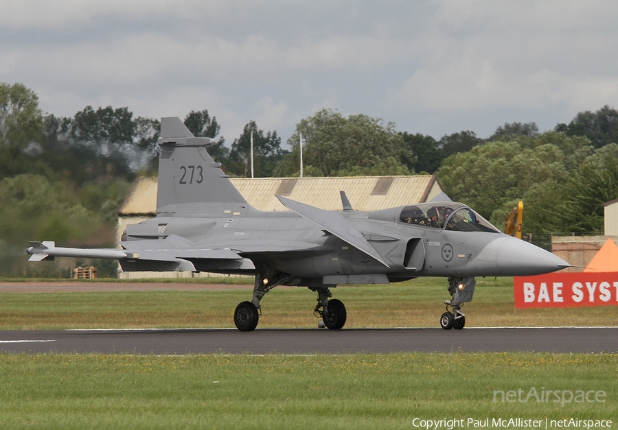 Swedish Air Force (Flygvapnet) SAAB JAS 39C Gripen (39273) | Photo 8317
