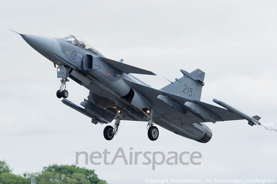 Swedish Air Force (Flygvapnet) SAAB JAS 39C Gripen (39215) | Photo 182777