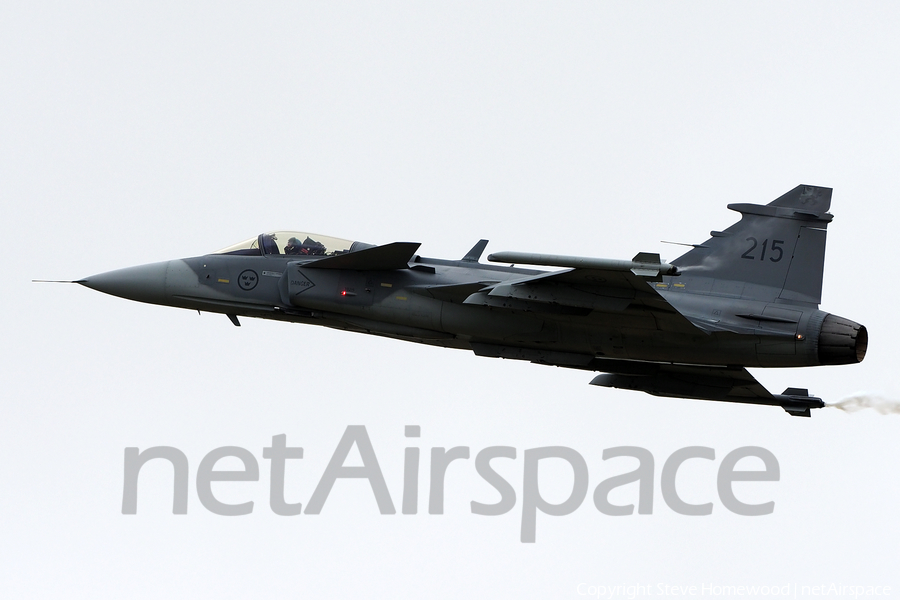 Swedish Air Force (Flygvapnet) SAAB JAS 39C Gripen (39215) | Photo 185029