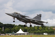 Swedish Air Force (Flygvapnet) SAAB JAS 39C Gripen (39268) at  Farnborough, United Kingdom
