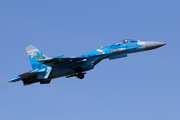 Ukrainian Air Force Sukhoi Su-27P Flanker B (39 BLUE) at  Kleine Brogel AFB, Belgium