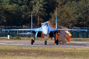 Ukrainian Air Force Sukhoi Su-27P Flanker B (39 BLUE) at  Kleine Brogel AFB, Belgium