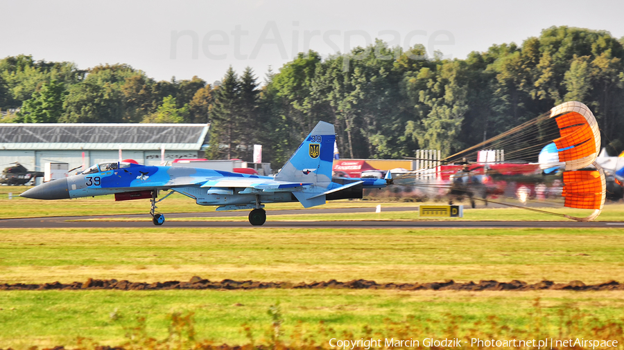 Ukrainian Air Force Sukhoi Su-27P Flanker B (39 BLUE) | Photo 470732