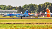 Ukrainian Air Force Sukhoi Su-27P Flanker B (39 BLUE) at  Radom, Poland