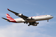 Air Mauritius Airbus A340-313E (3B-NBJ) at  Luqa - Malta International, Malta