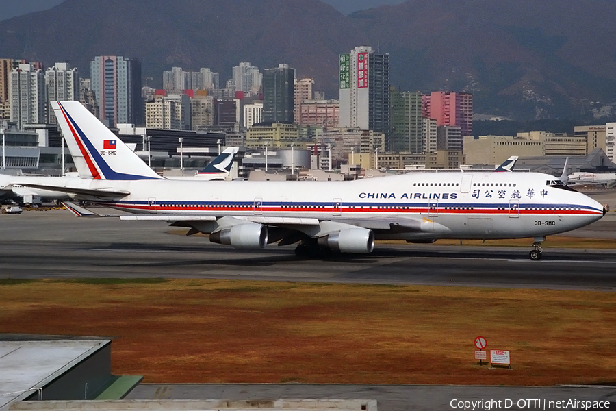 China Airlines Boeing 747-412 (3B-SMC) | Photo 168553