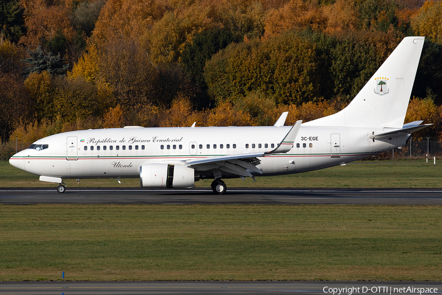 Equatorial Guinean Government Boeing 737-7FB(BBJ) (3C-EGE) | Photo 277682