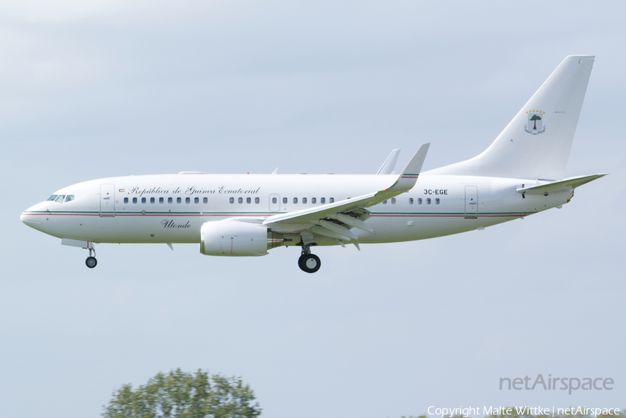 Equatorial Guinean Government Boeing 737-7FB(BBJ) (3C-EGE) | Photo 394826