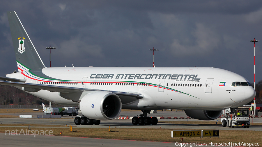 CEIBA Intercontinental Boeing 777-2FB(LR) (3C-LLS) | Photo 164160