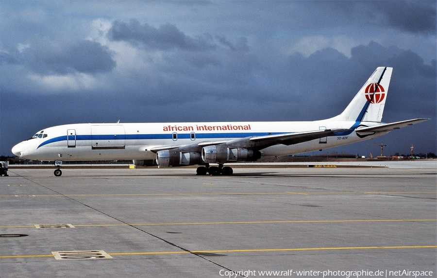 African International Airways Douglas DC-8-54(F) (3D-ADV) | Photo 457220