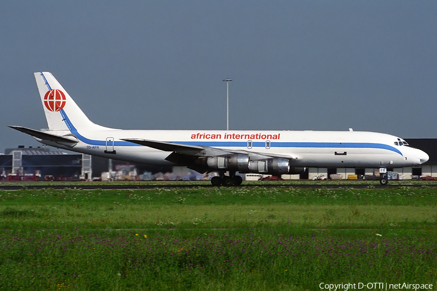 African International Airways Douglas DC-8-54(F) (3D-AFR) | Photo 151551