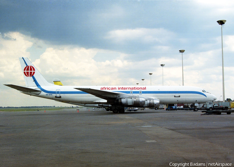 African International Airways Douglas DC-8-54(F) (3D-AFR) | Photo 341155