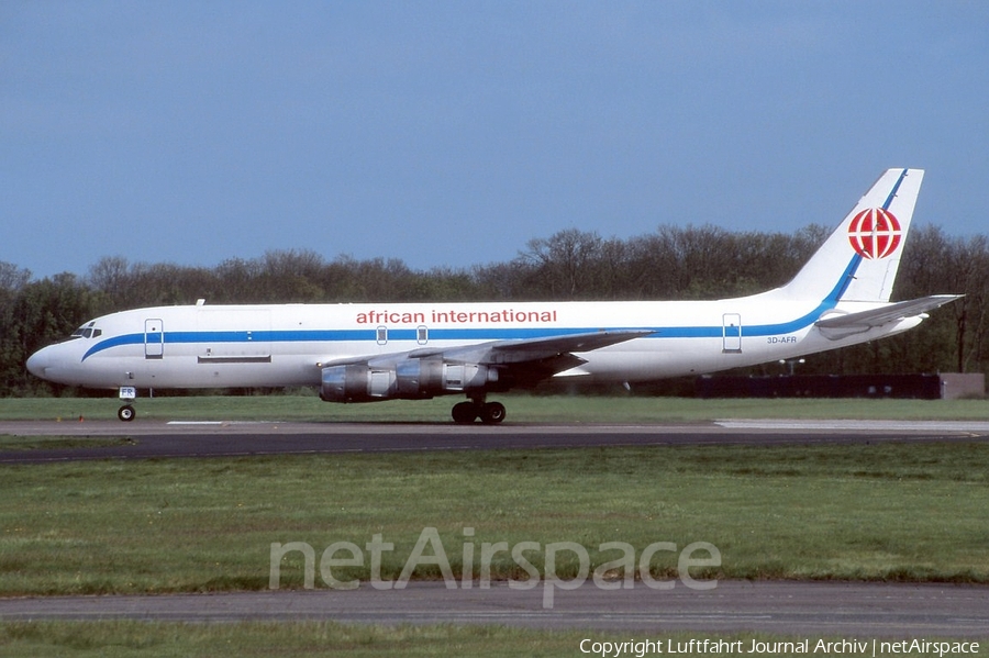 African International Airways Douglas DC-8-54(F) (3D-AFR) | Photo 403749