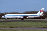 African International Airways Douglas DC-8-54(F) (3D-AFR) at  London - Stansted, United Kingdom