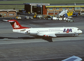 LAM - Linhas Aereas de Mocambique Fokker 100 (3D-ALM) at  Johannesburg - O.R.Tambo International, South Africa
