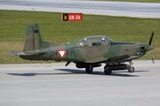 Austrian Air Force Pilatus PC-7 (3H-FM) at  Innsbruck - Kranebitten, Austria