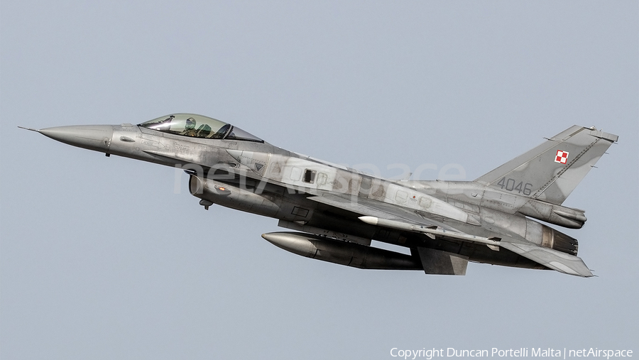 Polish Air Force (Siły Powietrzne) General Dynamics F-16C Fighting Falcon (4046) | Photo 609196