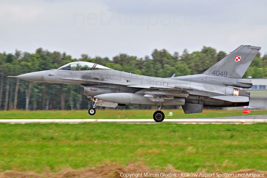 Polish Air Force (Siły Powietrzne) General Dynamics F-16C Fighting Falcon (4049) | Photo 62382