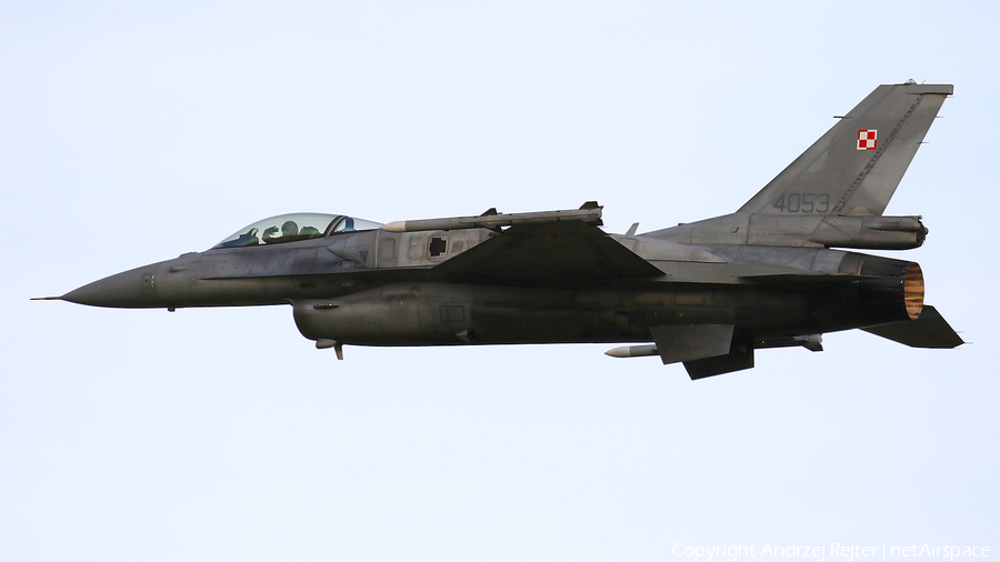 Polish Air Force (Siły Powietrzne) General Dynamics F-16C Fighting Falcon (4053) | Photo 513149