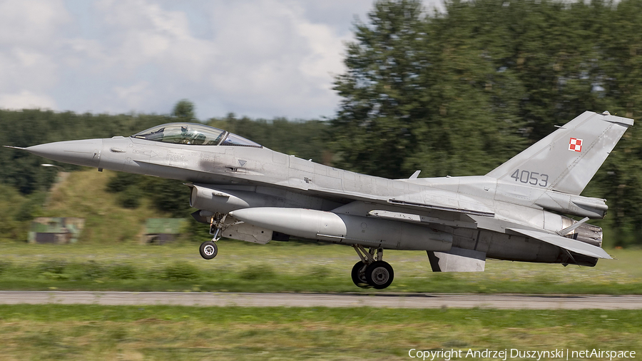 Polish Air Force (Siły Powietrzne) General Dynamics F-16C Fighting Falcon (4053) | Photo 23467