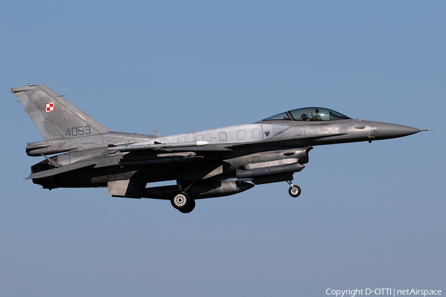 Polish Air Force (Siły Powietrzne) General Dynamics F-16C Fighting Falcon (4053) | Photo 311124