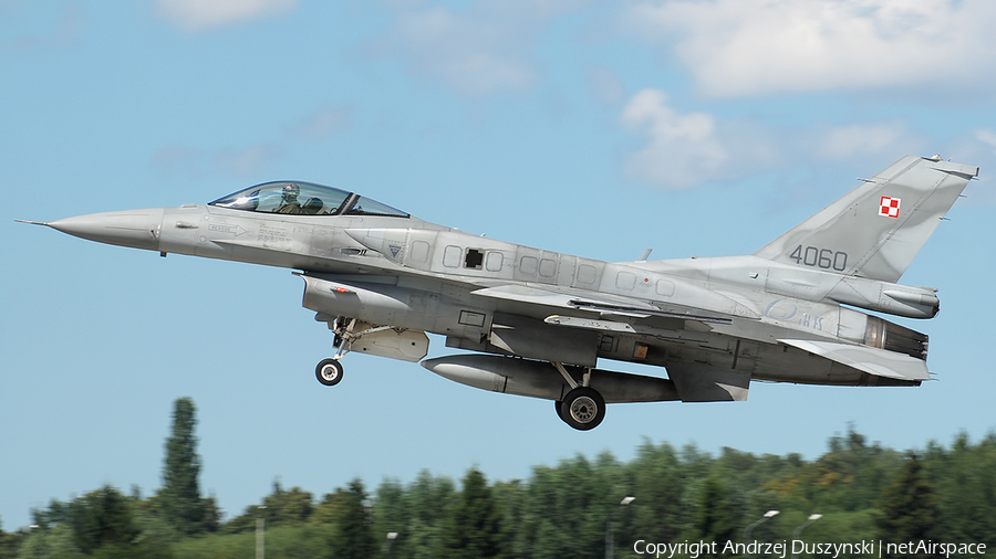 Polish Air Force (Siły Powietrzne) General Dynamics F-16C Fighting Falcon (4060) | Photo 23493