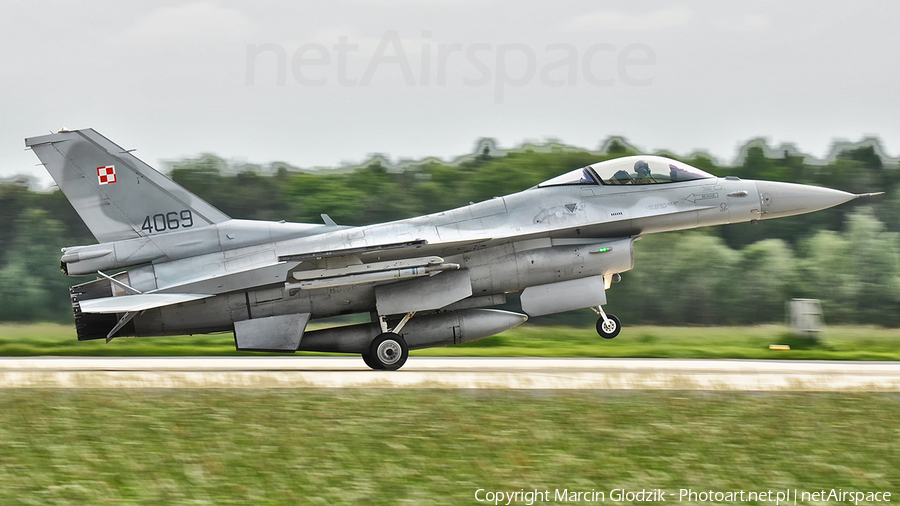 Polish Air Force (Siły Powietrzne) General Dynamics F-16CJ Fighting Falcon (4069) | Photo 286419
