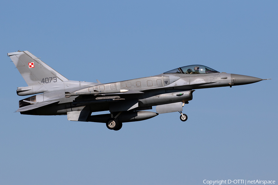 Polish Air Force (Siły Powietrzne) General Dynamics F-16C Fighting Falcon (4073) | Photo 311119