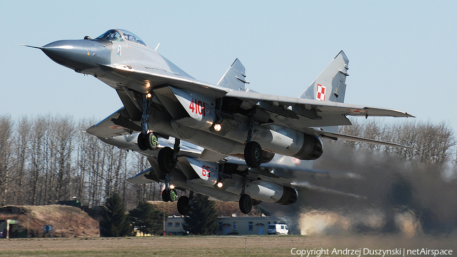 Polish Air Force (Siły Powietrzne) Mikoyan-Gurevich MiG-29G Fulcrum (4101) | Photo 23496