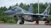 Polish Air Force (Siły Powietrzne) Mikoyan-Gurevich MiG-29G Fulcrum (4103) at  Malbork, Poland