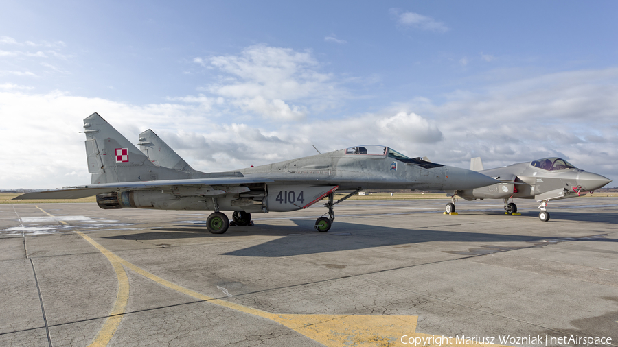 Polish Air Force (Siły Powietrzne) Mikoyan-Gurevich MiG-29G Fulcrum (4104) | Photo 657719