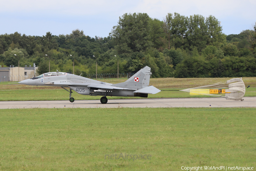 Polish Air Force (Siły Powietrzne) Mikoyan-Gurevich MiG-29GT Fulcrum (4105) | Photo 469224