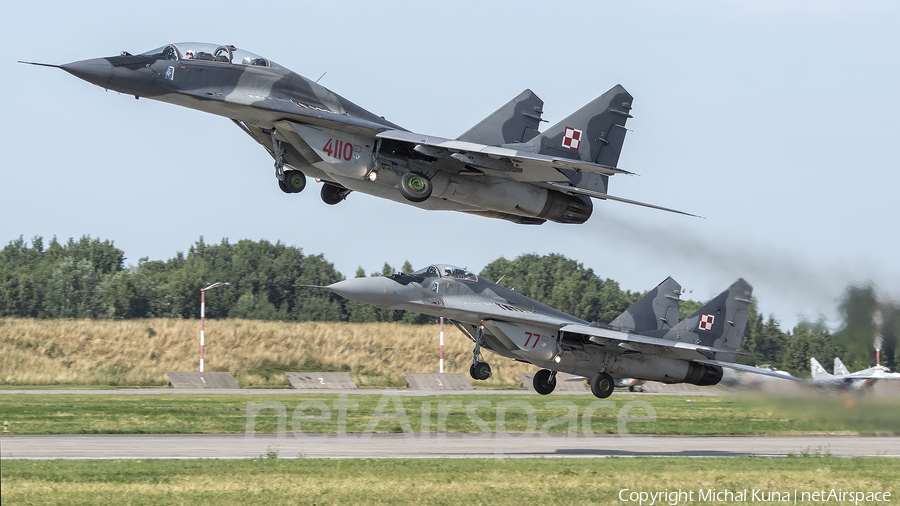 Polish Air Force (Siły Powietrzne) Mikoyan-Gurevich MiG-29GT Fulcrum (4110) | Photo 299061