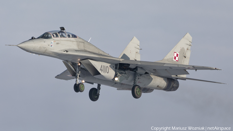 Polish Air Force (Siły Powietrzne) Mikoyan-Gurevich MiG-29GT Fulcrum (4110) | Photo 658217