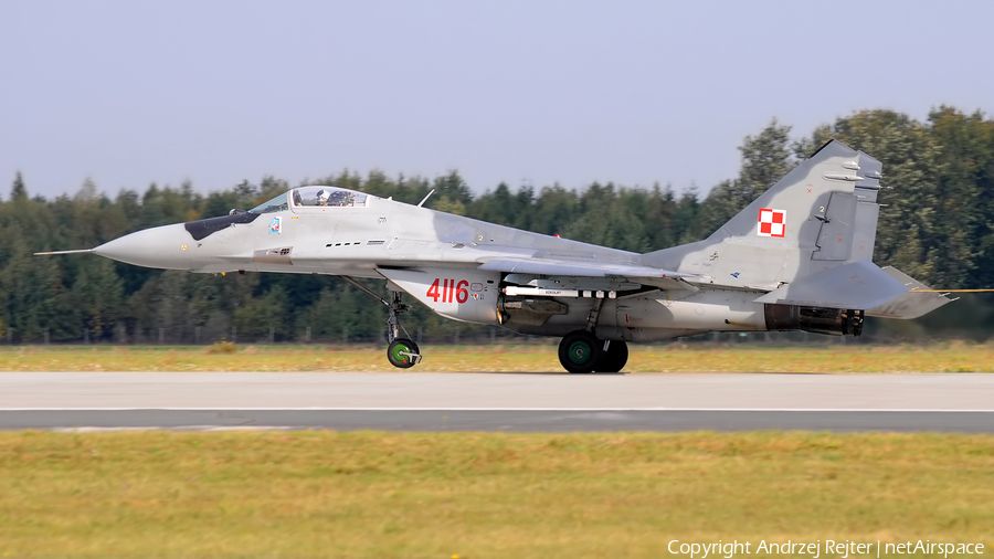 Polish Air Force (Siły Powietrzne) Mikoyan-Gurevich MiG-29G Fulcrum (4116) | Photo 387951