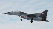 Polish Air Force (Siły Powietrzne) Mikoyan-Gurevich MiG-29UB Fulcrum (4123) at  Malbork, Poland